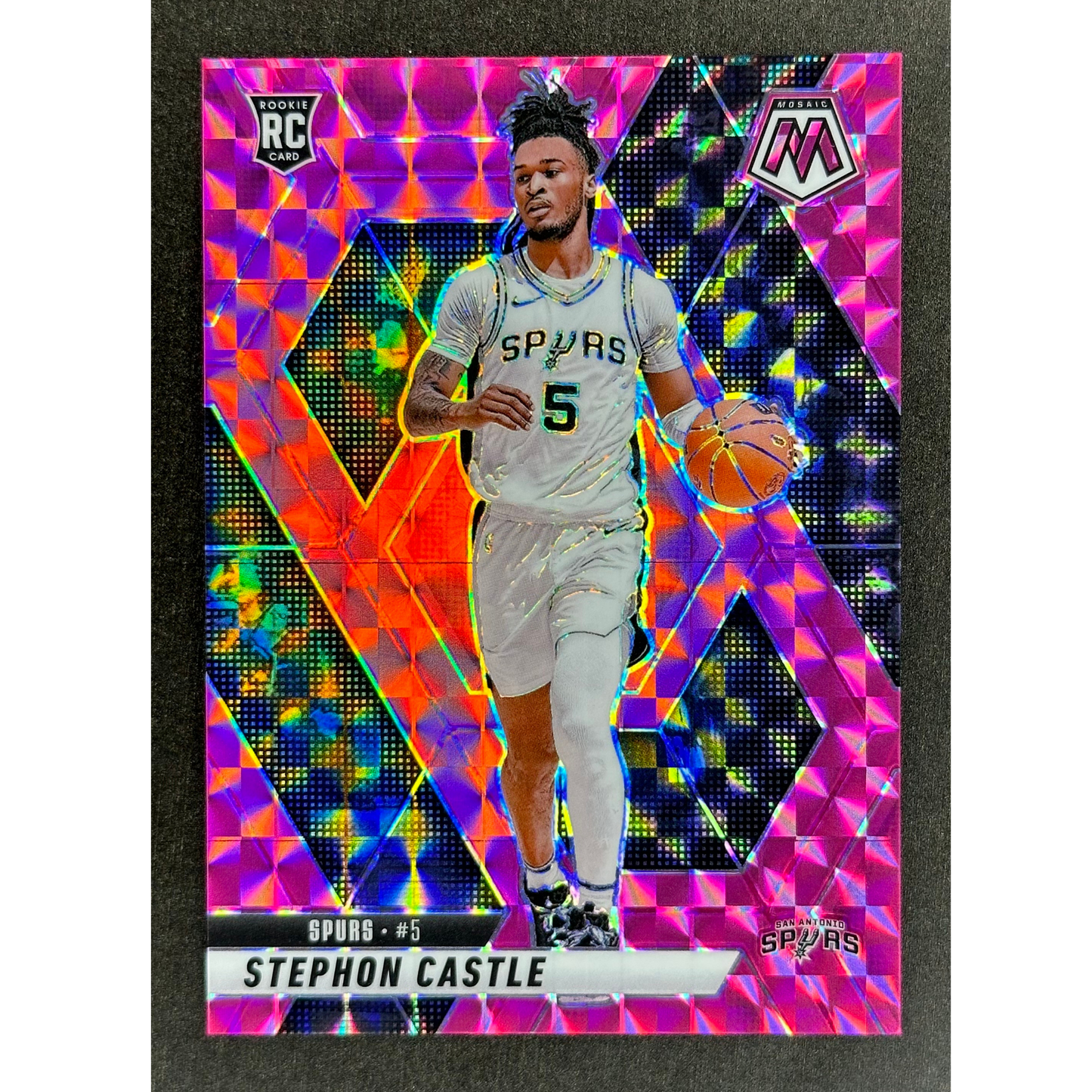 Stephon Castle 2024 Mosaic 28/175 RC Rookie Card #236