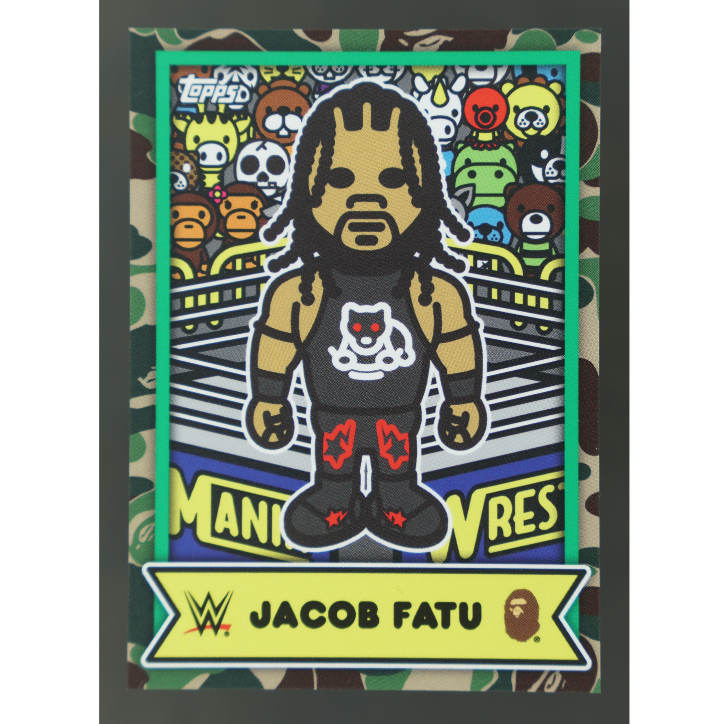 Jacob Fatu 2025 Topps x BAPE Baby Milo #BMA-29