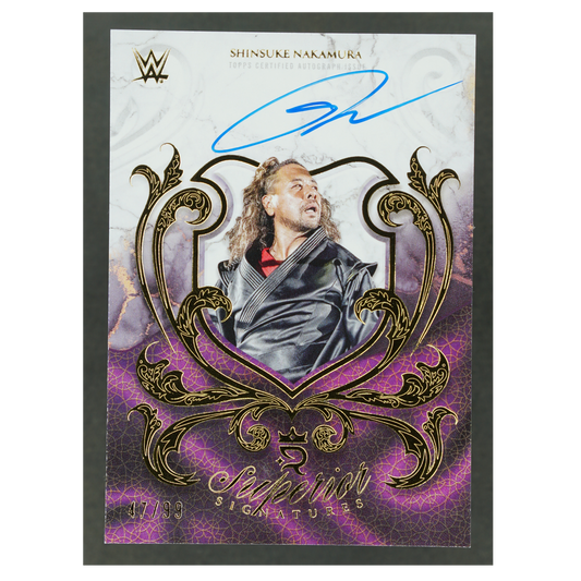 Shinsuke Nakamura 2025 Royalty Superior Signatures 47/99 #SUP-SNA
