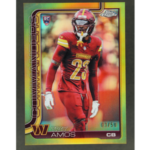 Trey Amos 2025 Chrome RC 3/50 #371