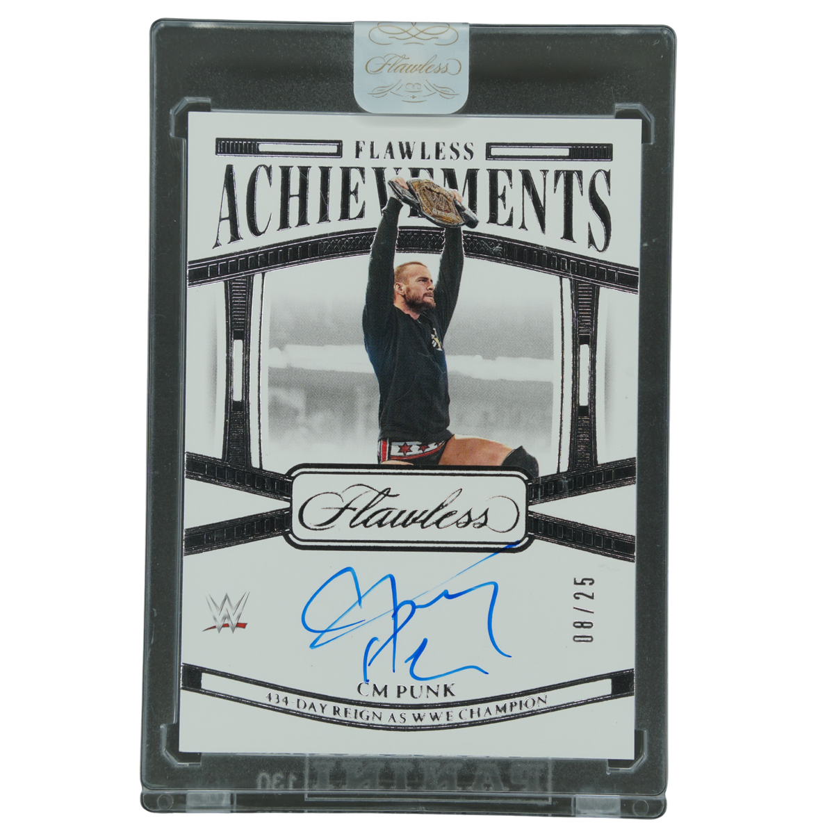 CM Punk 2024 Flawless Achievements Auto 8/25 #FA-CMP