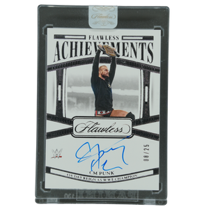 CM Punk 2024 Flawless Achievements Auto 8/25 #FA-CMP