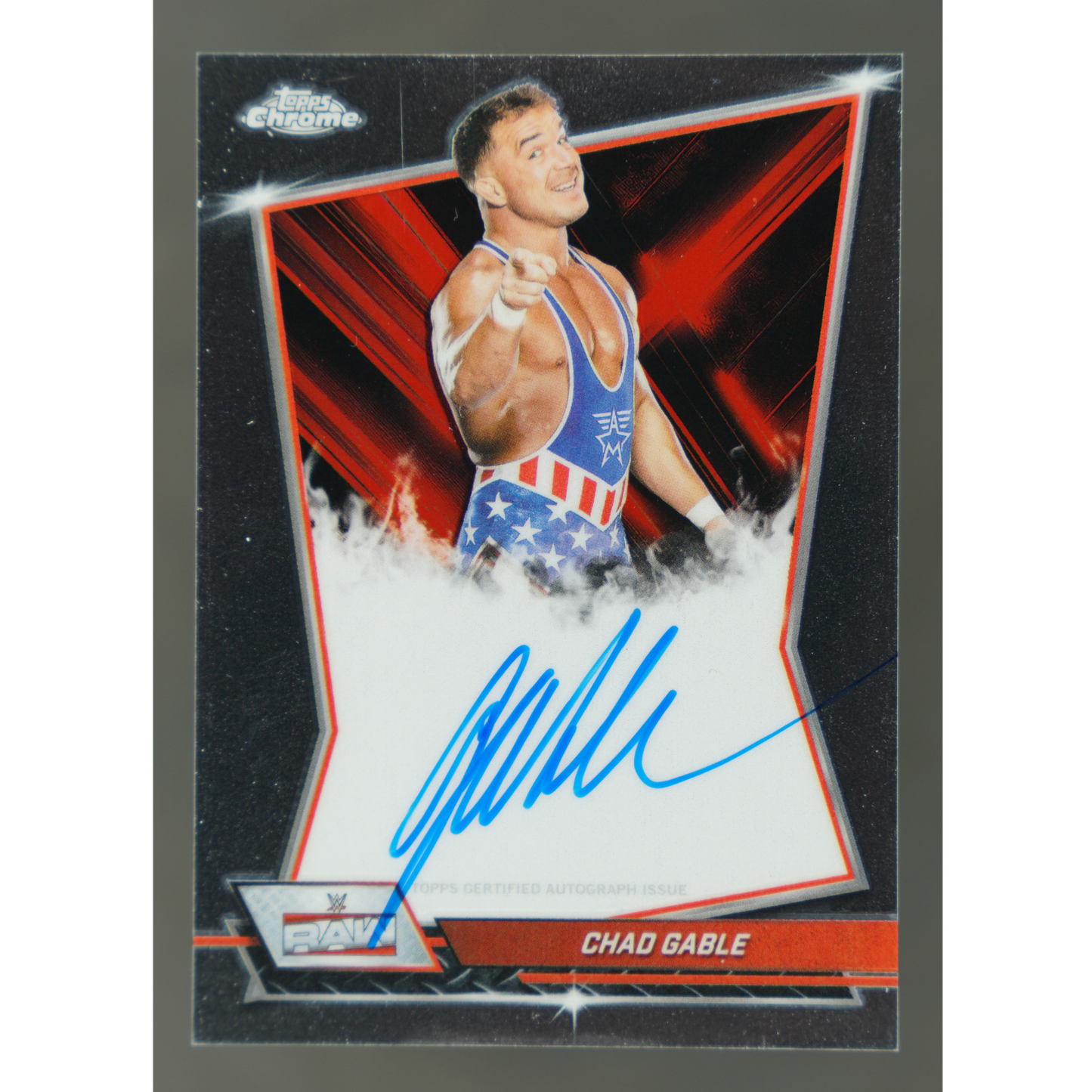 Chad Gable 2026 Chrome Red Brand Auto #RBA-CHA
