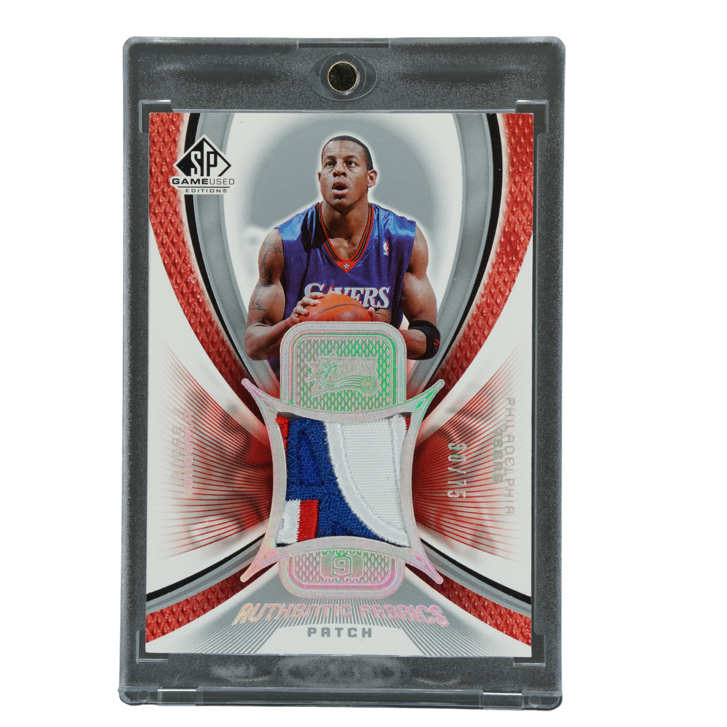 Andre Iguodala 2005 SP Authentic Fabrics Patch 30/75 #AFP-AI