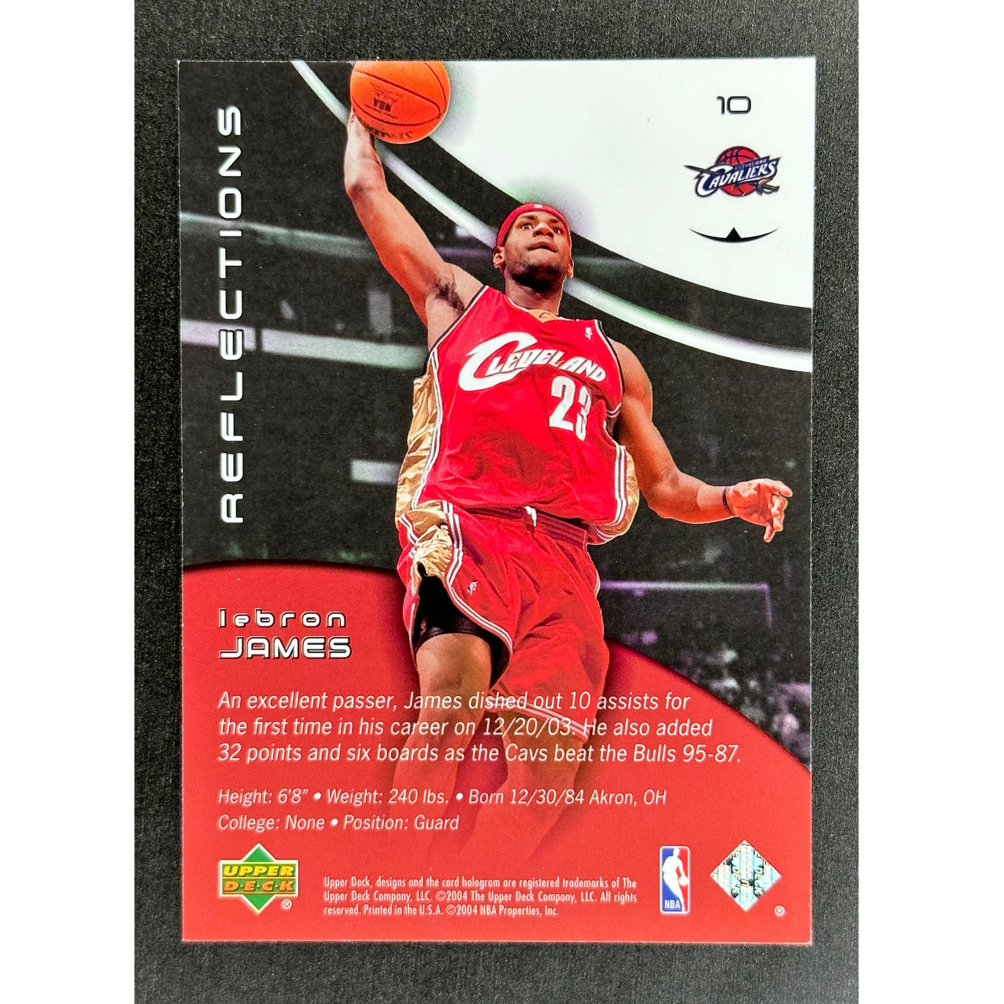 Lebron James 2003-04 Reflections Rookie #10