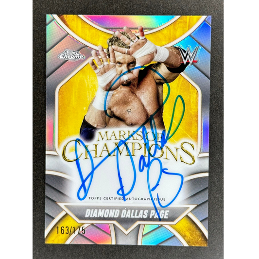 Diamond Dallas Page 2025 Chrome Marks of Champions 163/175 #MOC-DD