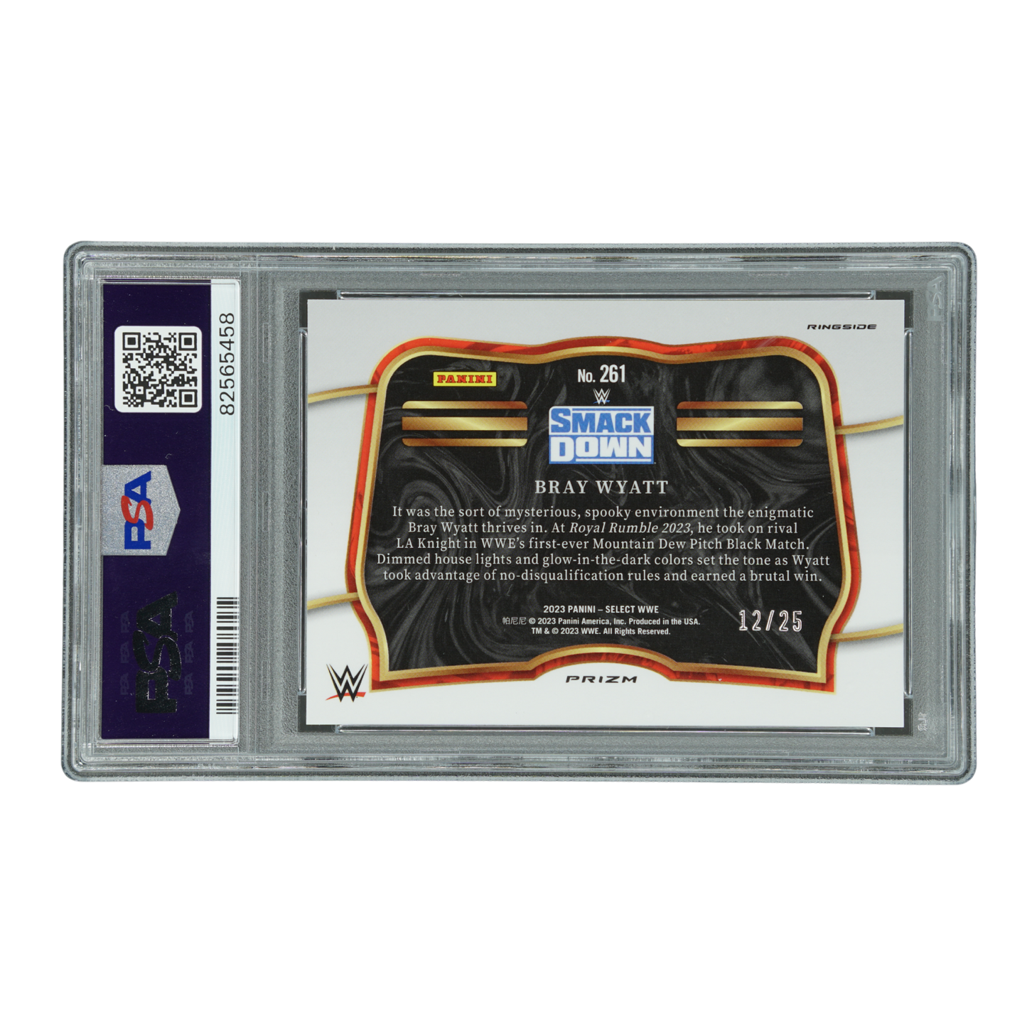Bray Wyatt 2023 Select Tie-Dye Ringside 12/25 PSA 10 #261