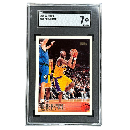 Kobe Bryant 1996 Topps RC Rookie Card SGC 7 #138