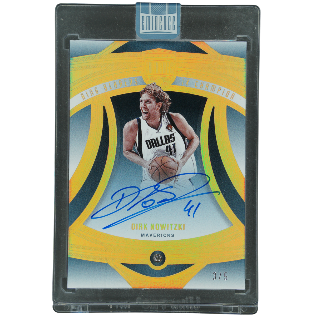 Dirk Nowitzki 2024-25 Eminence Ring Bearers Diamond Auto 3/5 #RBA-NOW