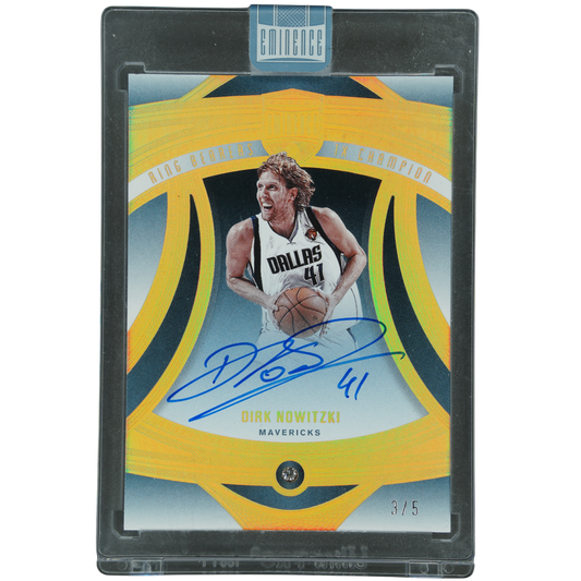 Dirk Nowitzki 2024-25 Eminence Ring Bearers Diamond Auto 3/5 #RBA-NOW