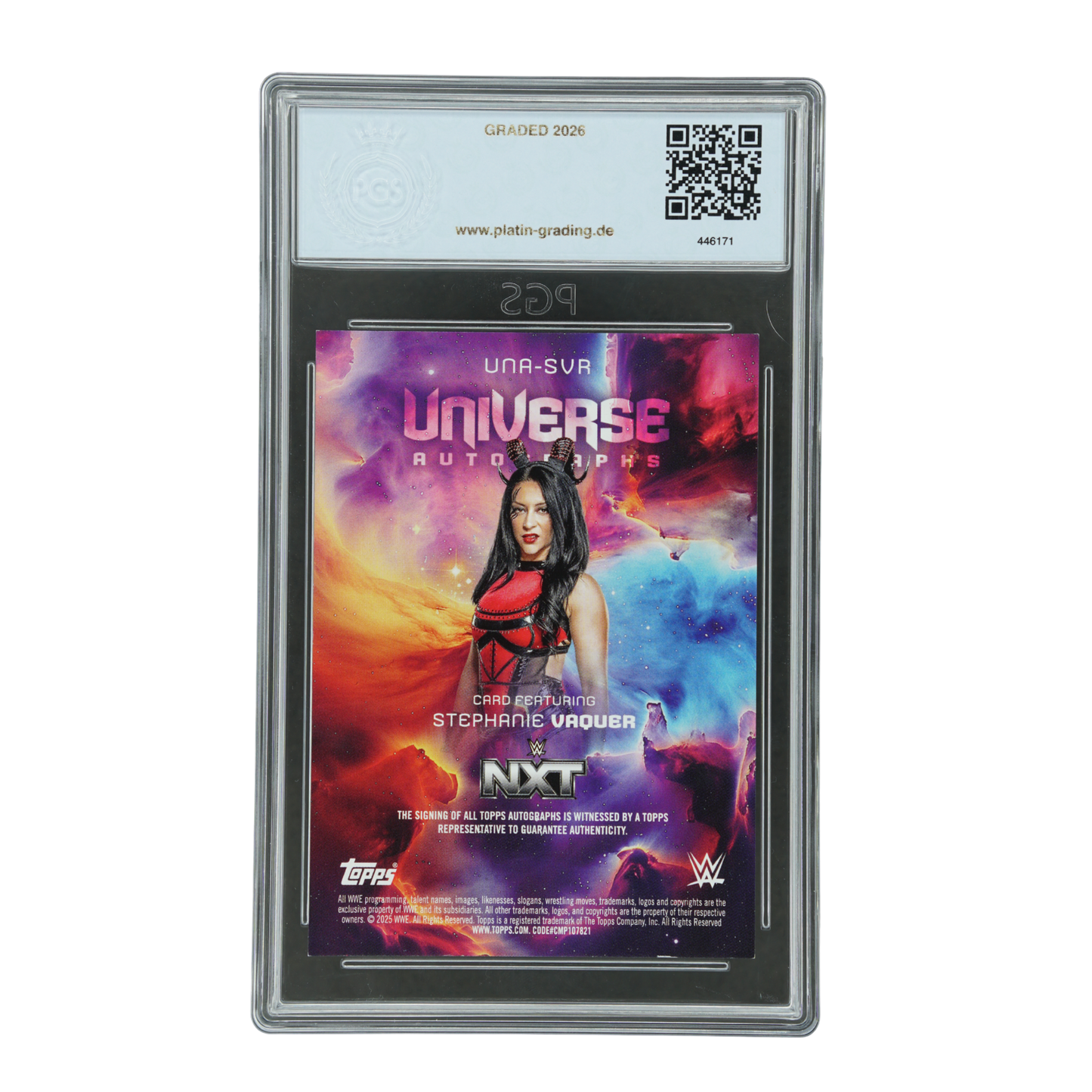 Stephanie Vaquer 2025 Universe Auto PGS 8.5 #UNA-SVR