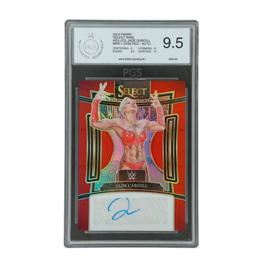 Jade Cargill 2024 Select Red Auto 53/99 PGS 9.5 #SG-JCG