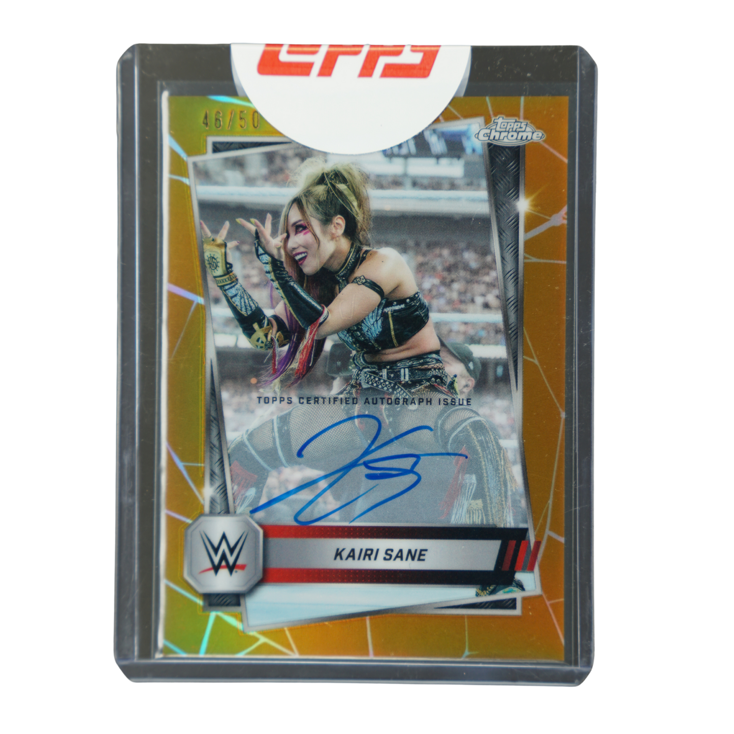 Kairi Sane 2025 Chrome Gold Auto 46/50