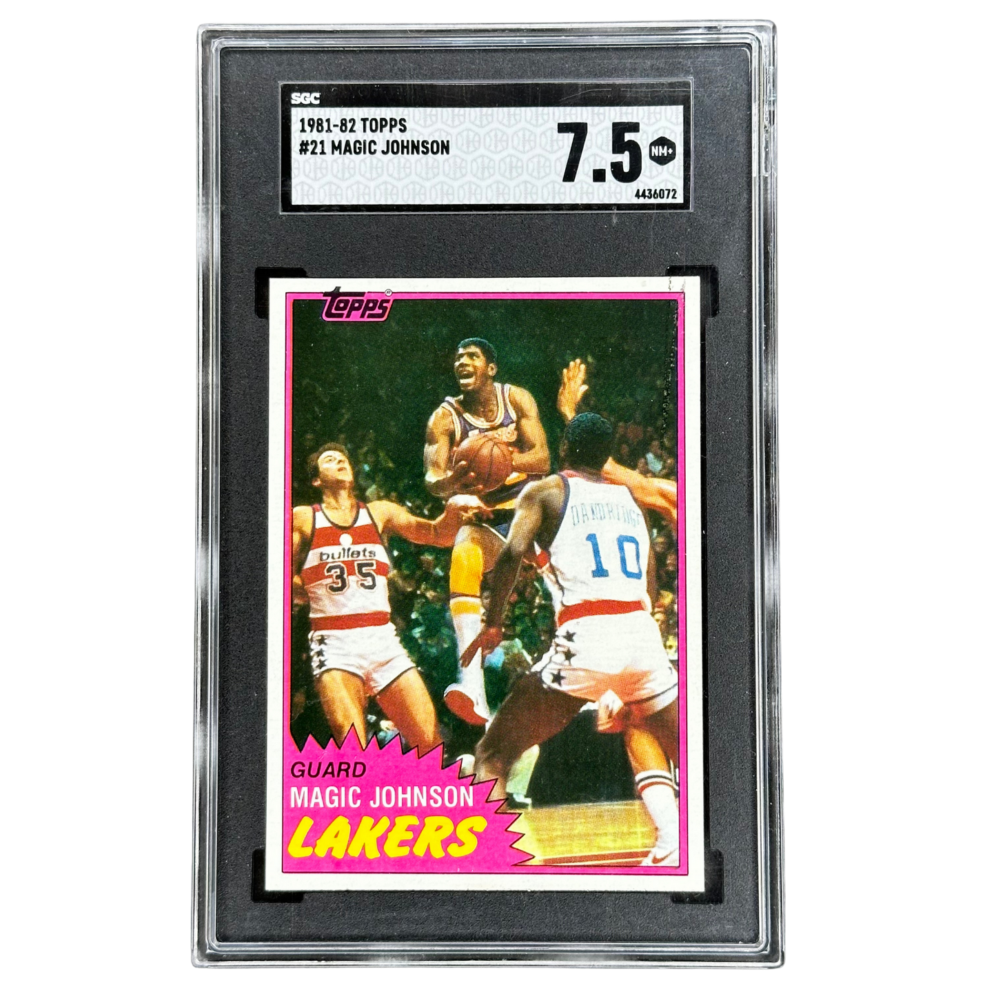 Magic Johnson 1981 Topps SGC 7.5 #21