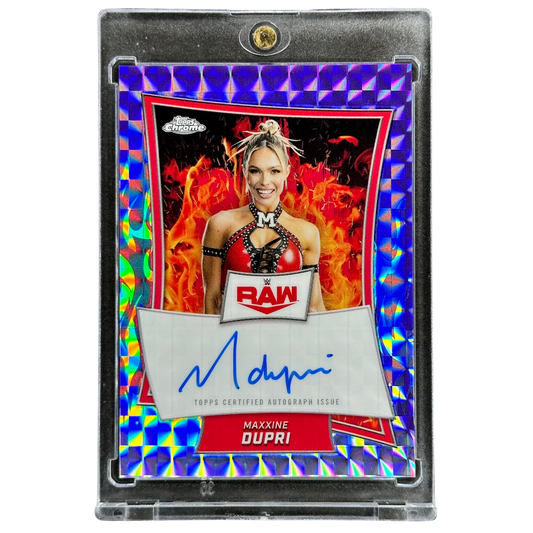 Maxxine Dupri 2025 Chrome Red Brand Auto 7/10 #RBA-MAX