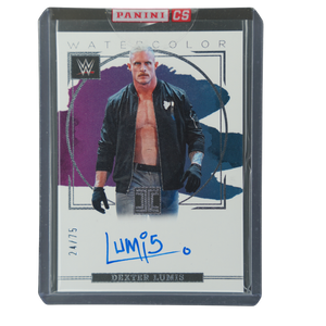 Dexter Lumis 2023 Impeccable Watercolor Auto 24/75 #WS-DXL