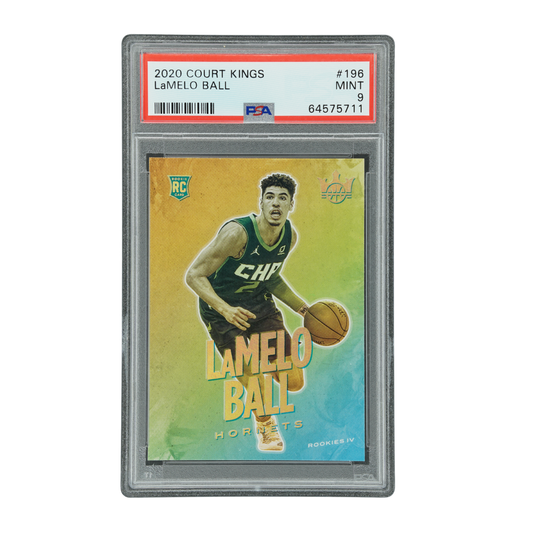 Lamelo Ball 2020 Court Kings RC Rookies IV PSA 9 #196