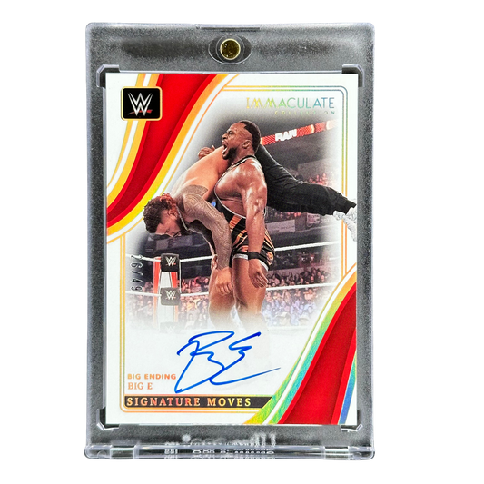Big E 2023 Immaculate Signature Moves Auto 26/49 #IS-BGE