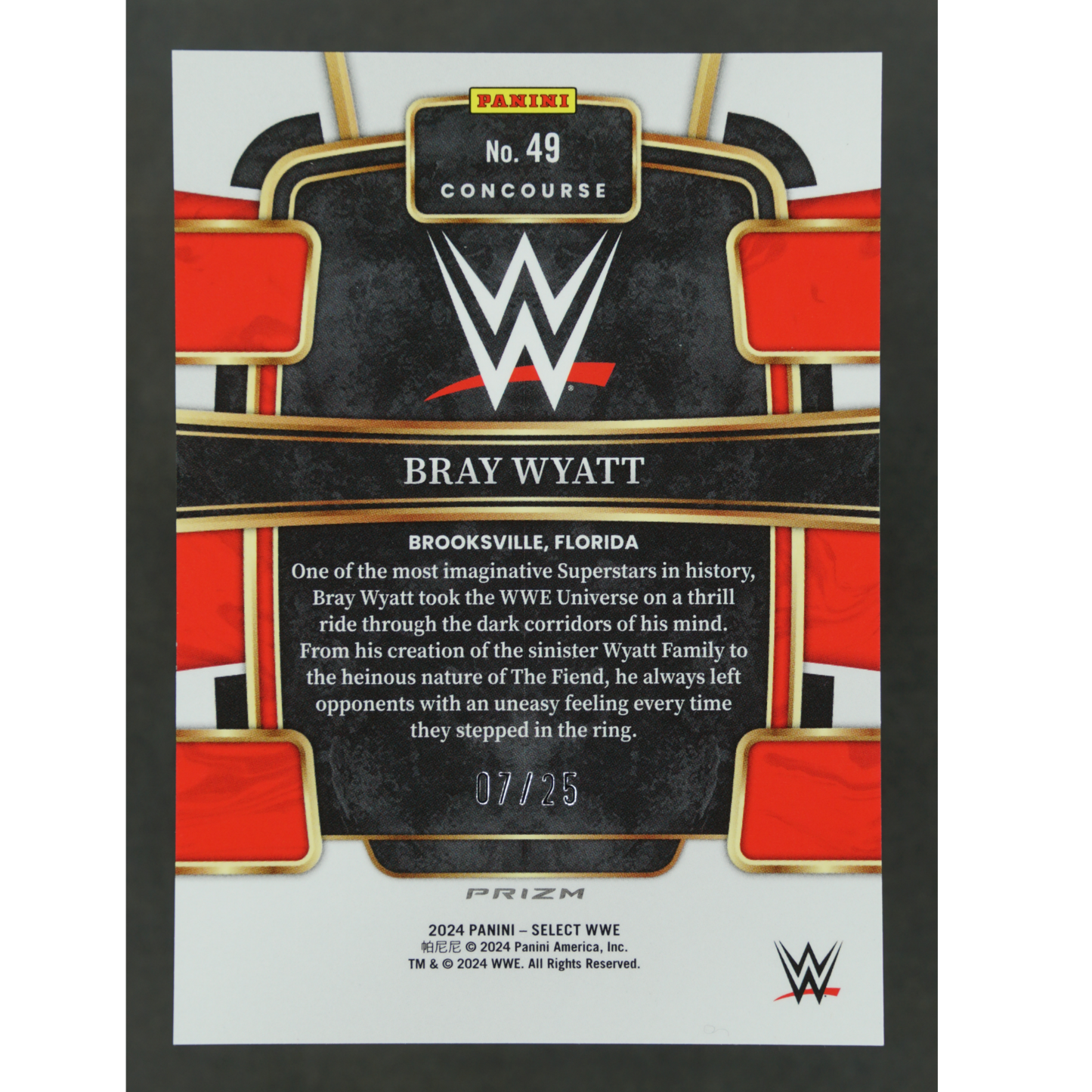 Bray Wyatt 2024 Select Concourse Tie-Dye 7/25 #49