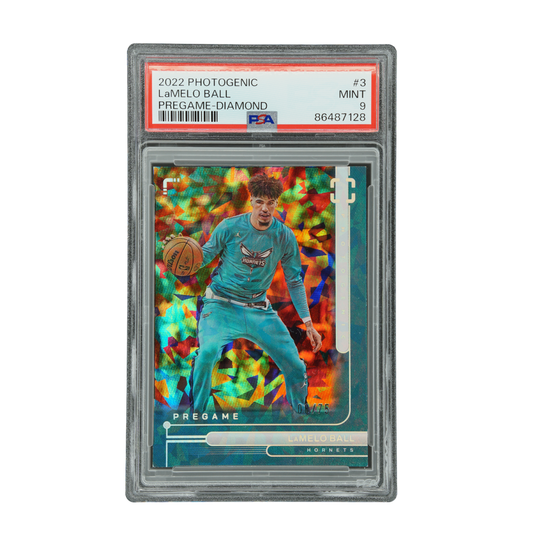 Lamelo Ball 2022 Photogenic Pregame-Diamond 8/75 PSA 9 #3