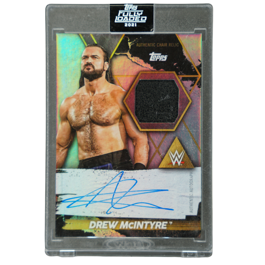Drew McIntyre 2021 Fully Loaded Relic Auto 30/99 #C-DR