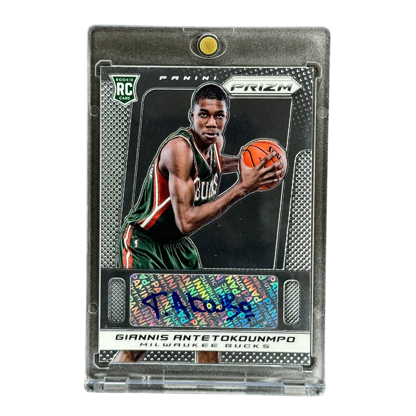 Giannis Antetokounmpo 2013 Prizm RC Rookie Card Auto #33