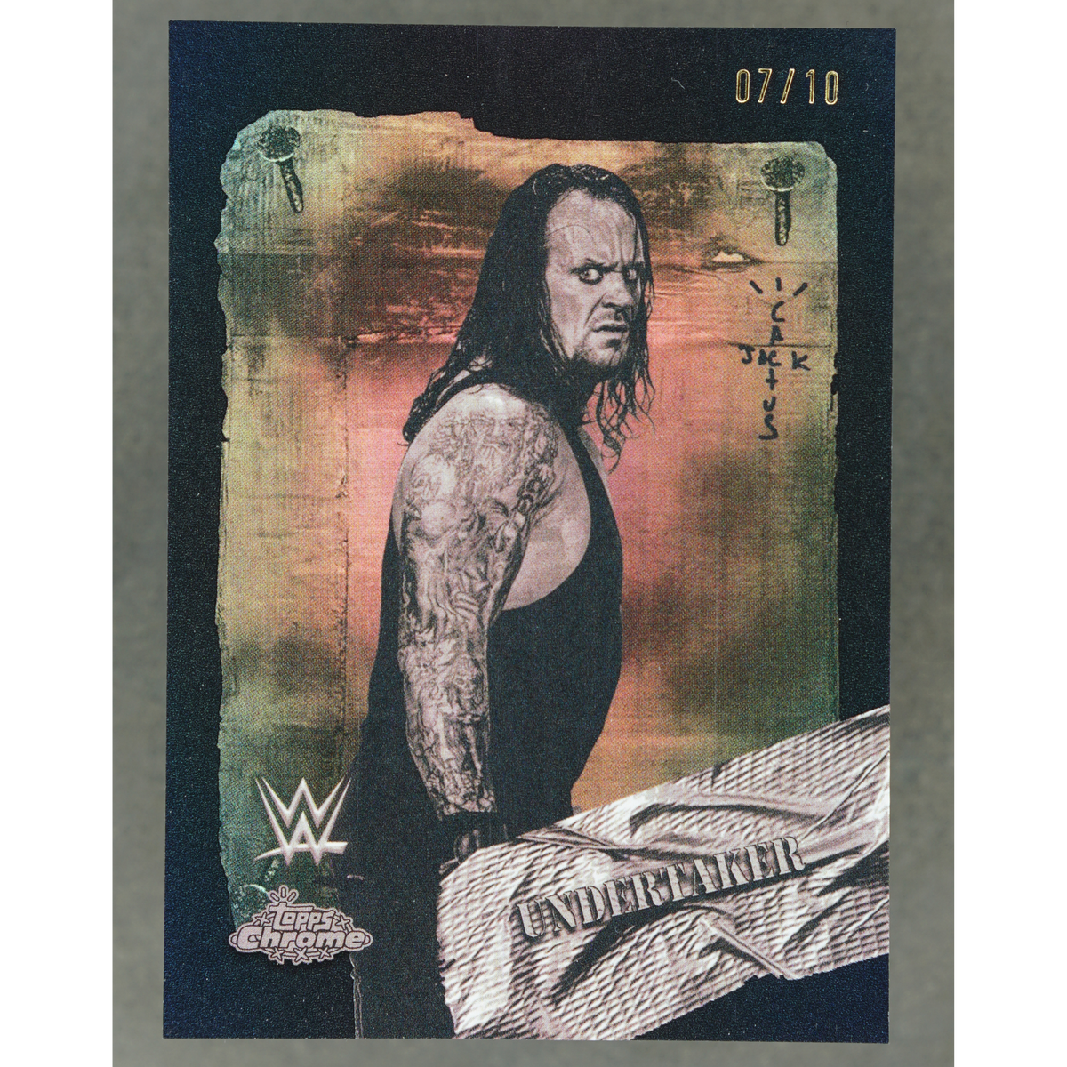 Undertaker 2025 Cactus Jack Rodeo Rebels Black 7/10 #RDR-3