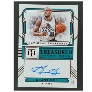 Grant Hill 2024-25 National Treasures Treasured Signatures 6/24 #TS-HIL