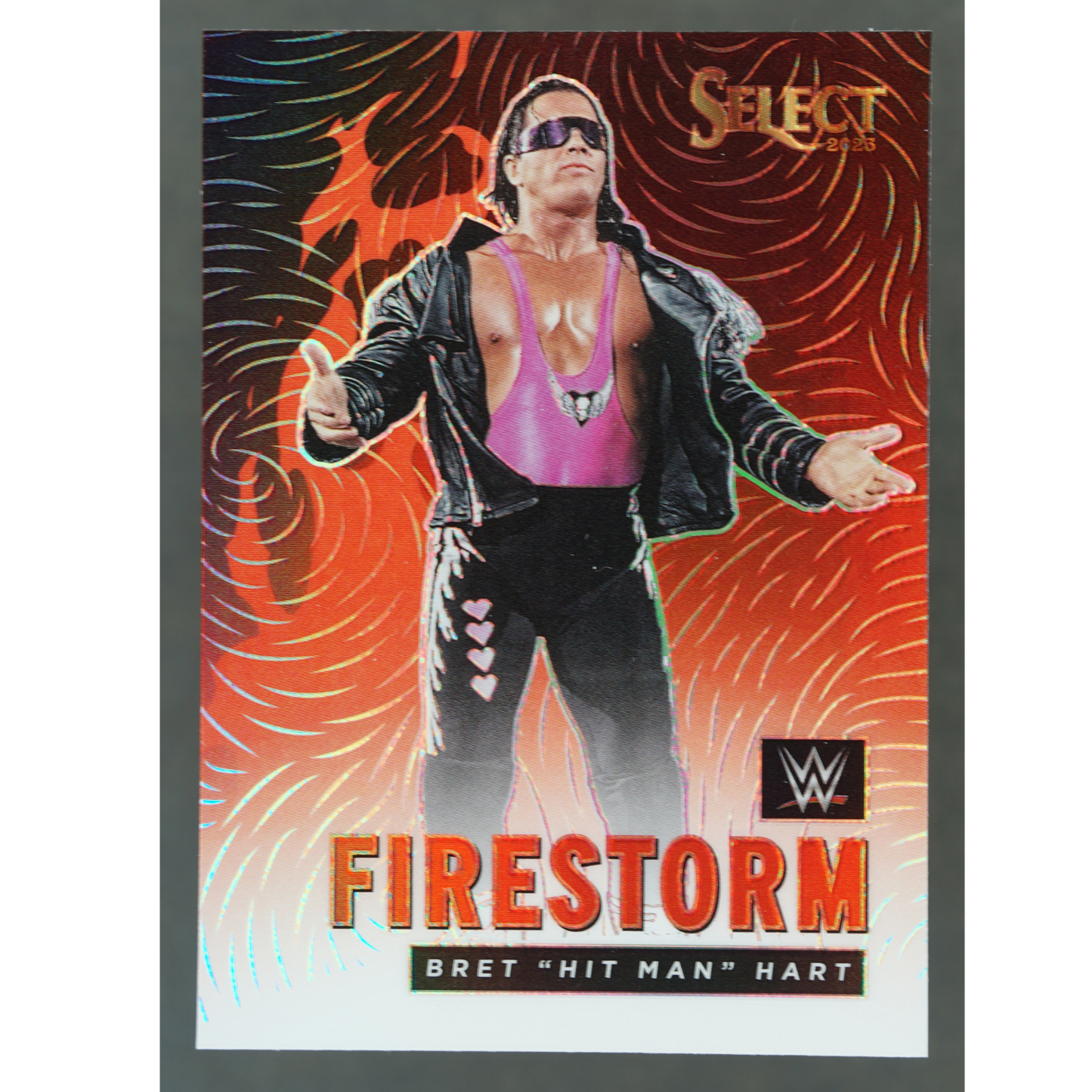 Bret "Hit Man" Hart 2023 Select Firestorm #7