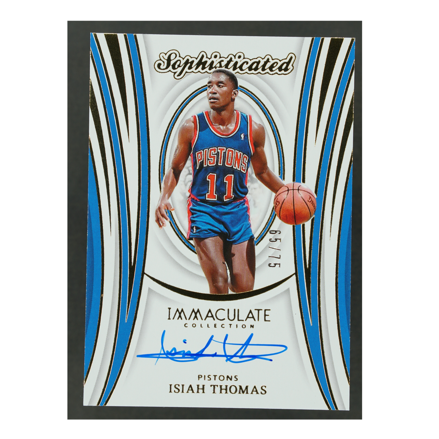 Isiah Thomas 2023-24 Immaculate Sophisticated Auto 65/75 #SSS-ITD