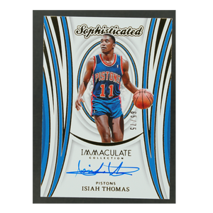 Isiah Thomas 2023-24 Immaculate Sophisticated Auto 65/75 #SSS-ITD