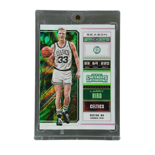 Larry Bird 2018 Contenders Draft Picks Season Ticket 2/5 #39