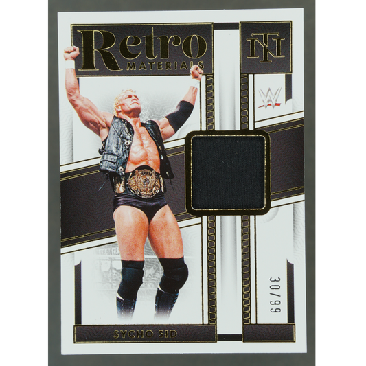 Sycho Sid 2024 National Treasures Retro Materials 30/99 #RM-SYS