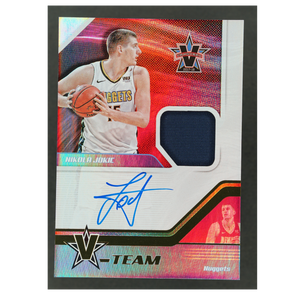 Nikola Jokic 2017-18 Vanguard Memorabilia Auto 97/99 #VT-NJK