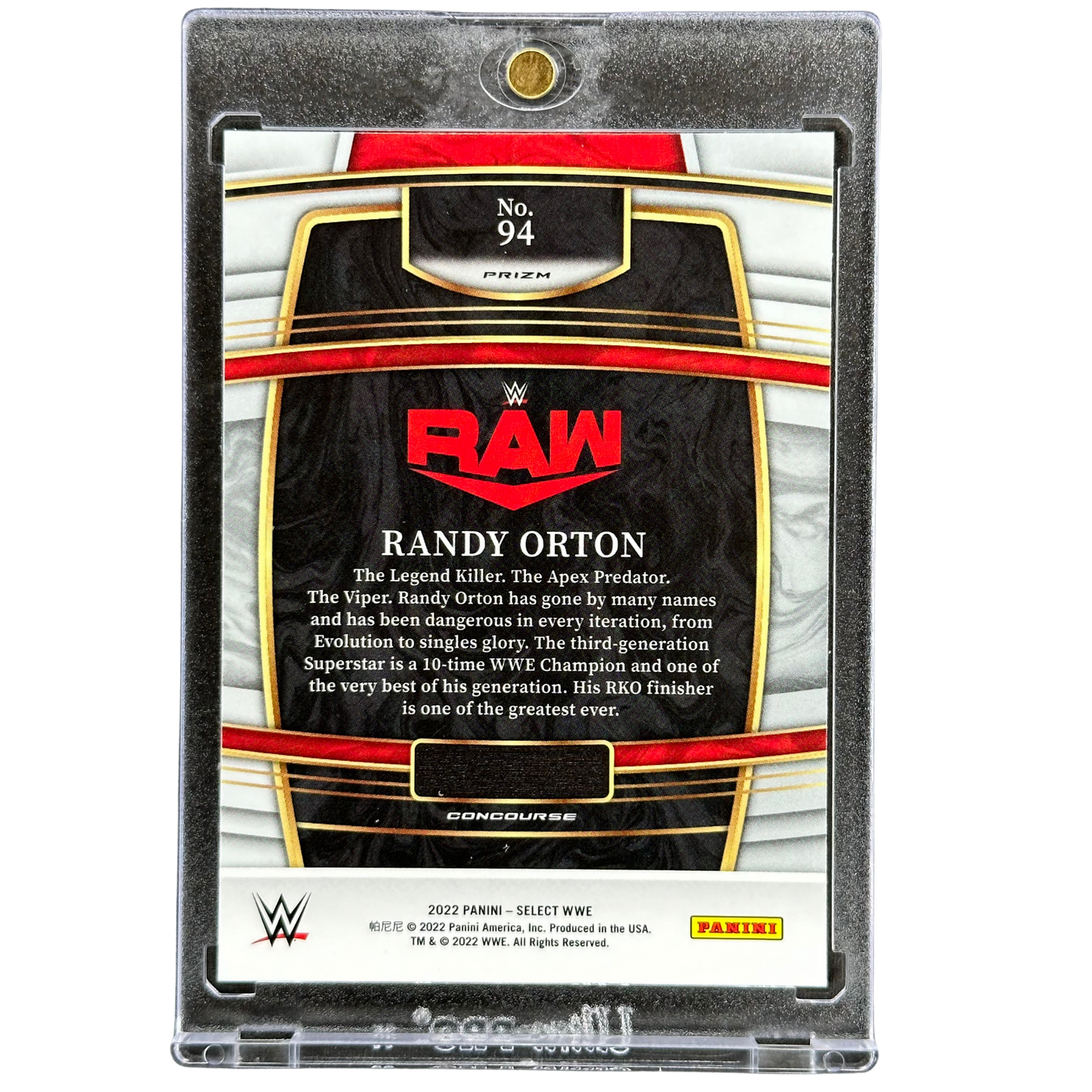 Randy Orton 2022 Select Tiger #94