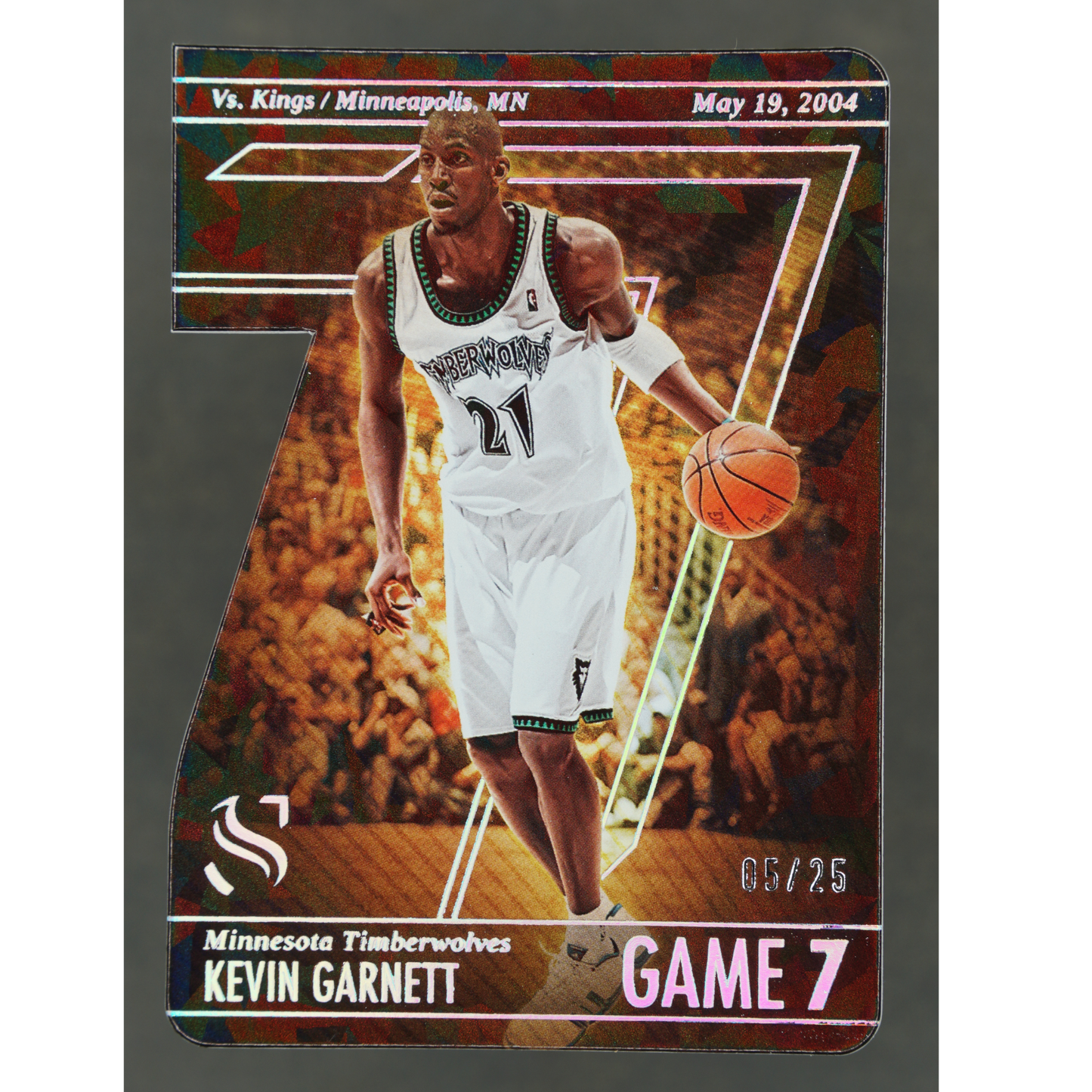 Kevin Garnett 2024 Silhouette Game 7 Die-Cut 5/25 #15
