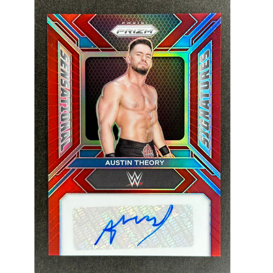 Austin Theory 2024 Prizm Sensational Signatures Auto 86/99 #SS-ATH