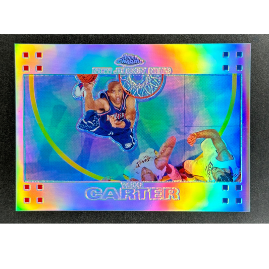 Vince Carter 2008 Chrome Refractor 444/999 #28