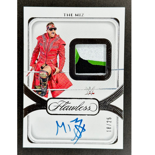 The Miz 2024 Flawless Memorabilia Auto 18/25 #SP-MIZ