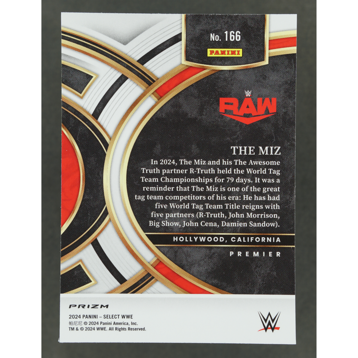 The Miz 2024 Select Zebra Premiere #166