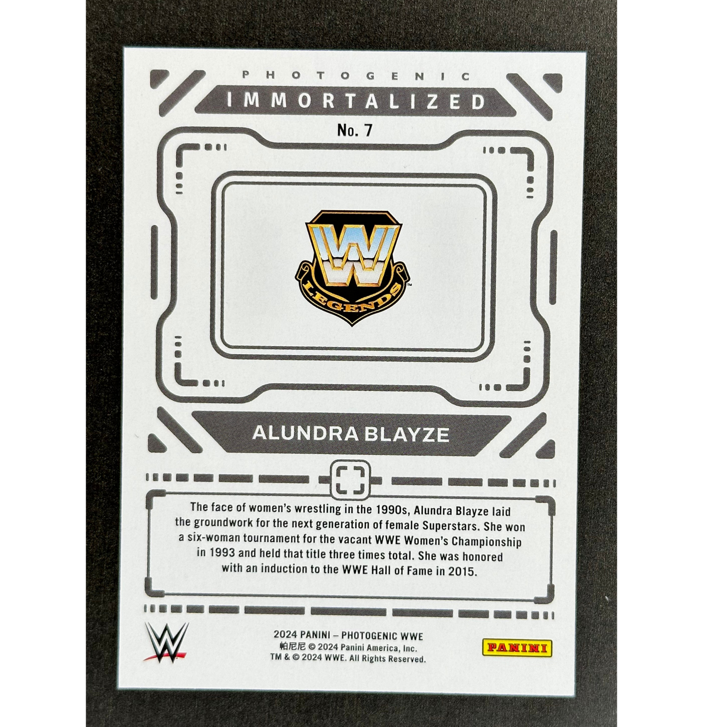 Allundra Blayze 2024 Photogenic Immortalized 10/25 #7