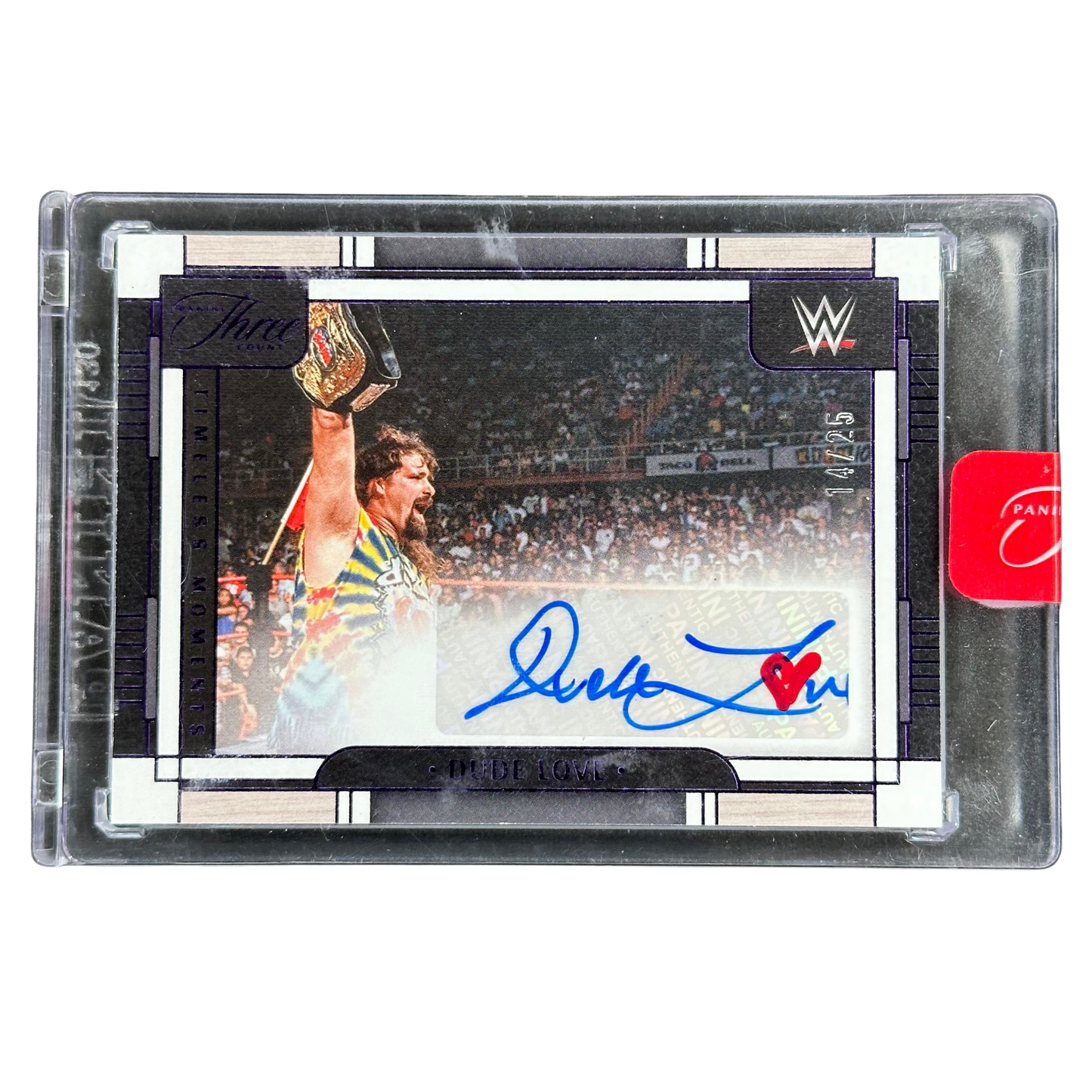 Dude Love 2024 Three Count Timeless Moments Auto 14/25 #TH-DLV