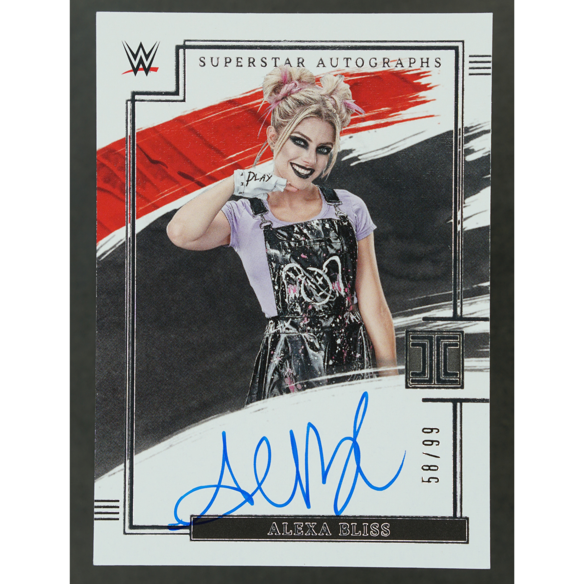 Alexa Bliss 2022 Impeccable Superstar Autographs 58/99 #SA-ABS