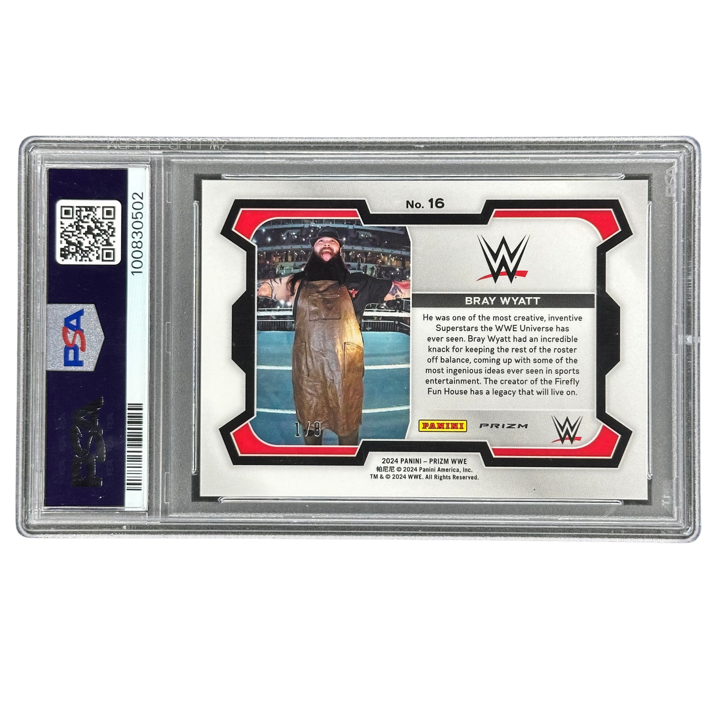 Bray Wyatt 2024 Prizm Lucky Envelopes 1/8 PSA 10 #16