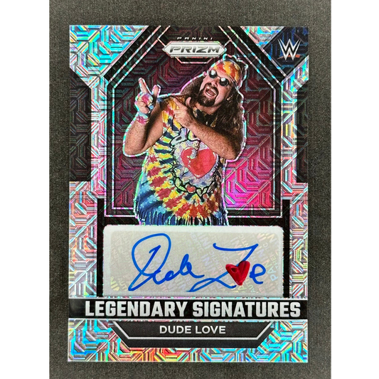 Dude Love 2023 Prizm Legendary Signatures Auto 21/25 #LS-DLV