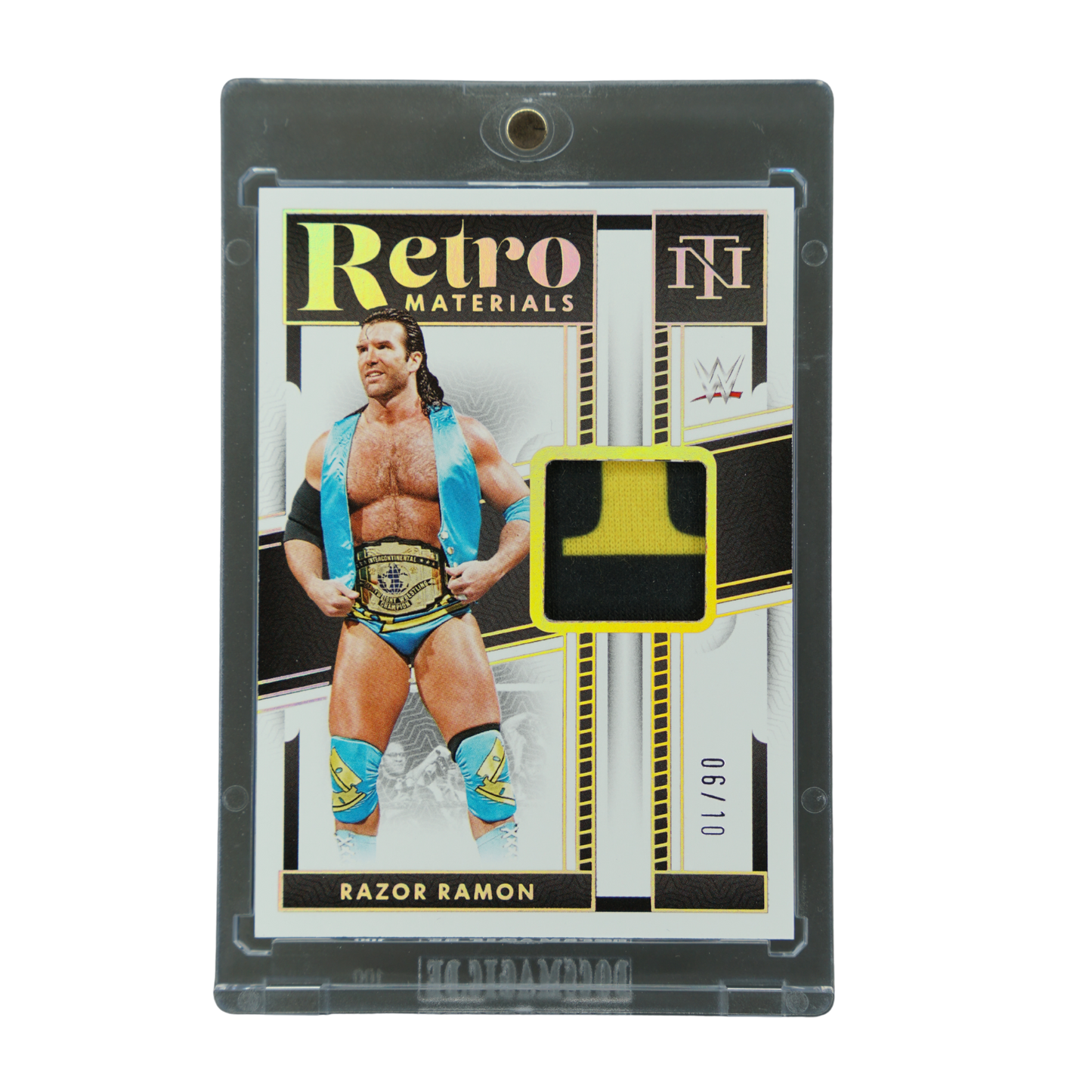 Razor Ramon 2024 National Treasures Retro Materials 6/10 #RM-RZR