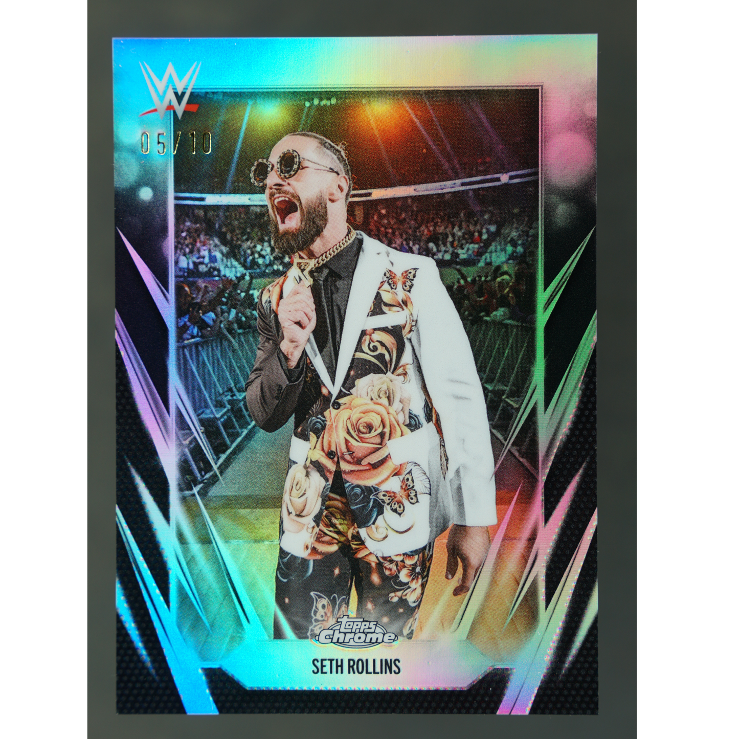 Seth Rollins 2026 Chrome Black 5/10 #40