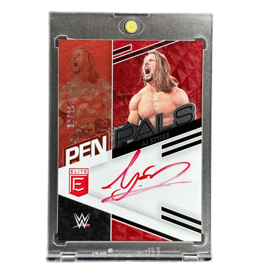 A.J Styles 2023 Elite Pen Pals Auto 39/49 #PL-AJS