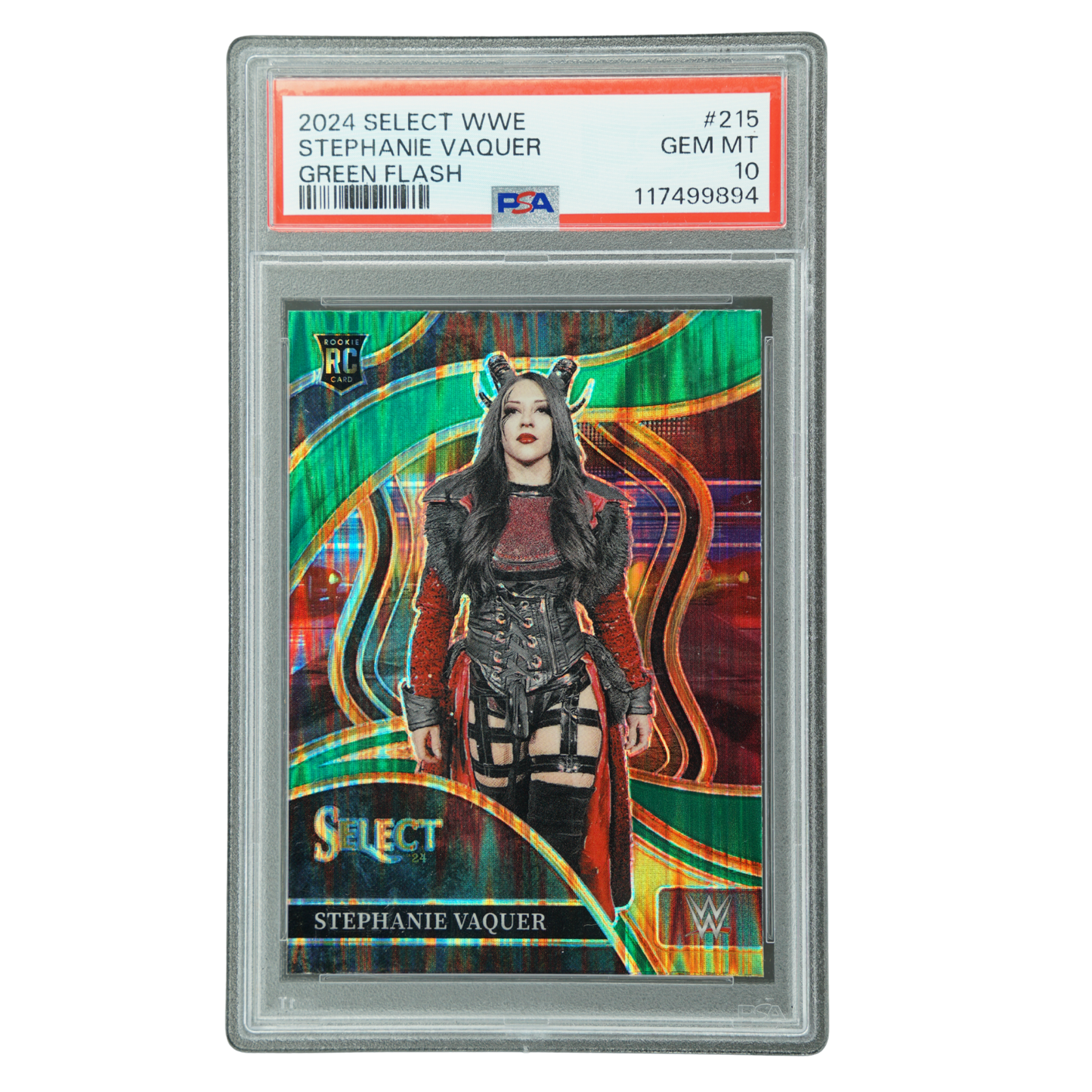Stephanie Vaquer 2024 Select Green Flash RC PSA 10 #215