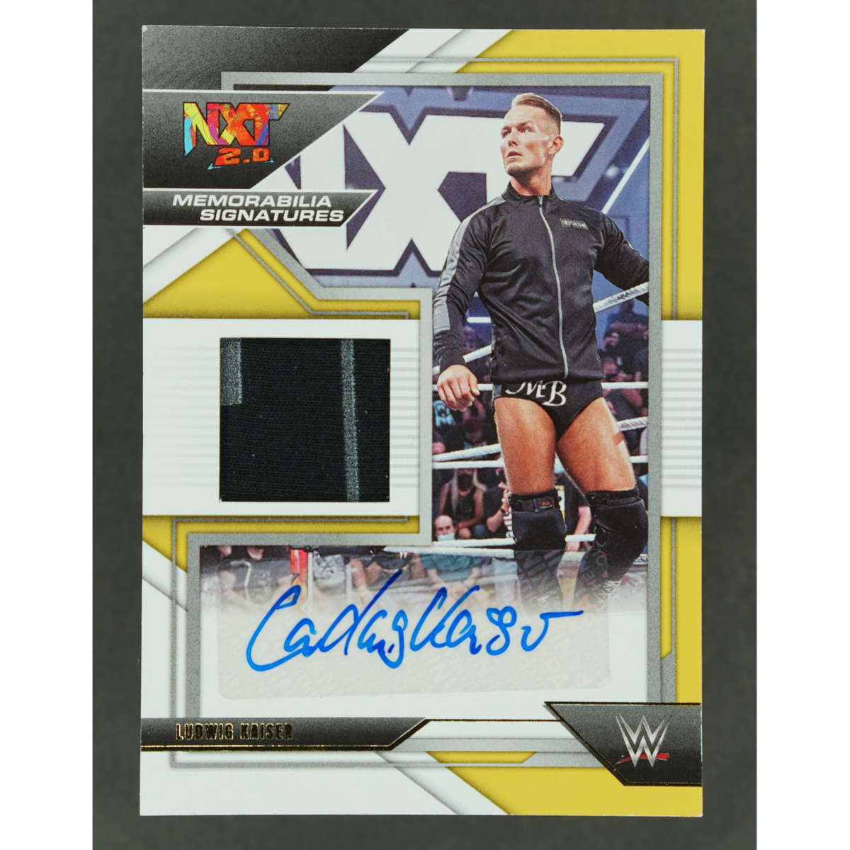 Ludwig Kaiser 2022 NXT Memorabilia Auto 1/10 #MS-MBT